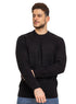 Black - Design 00145 BS - Round Pullover - Khotwh